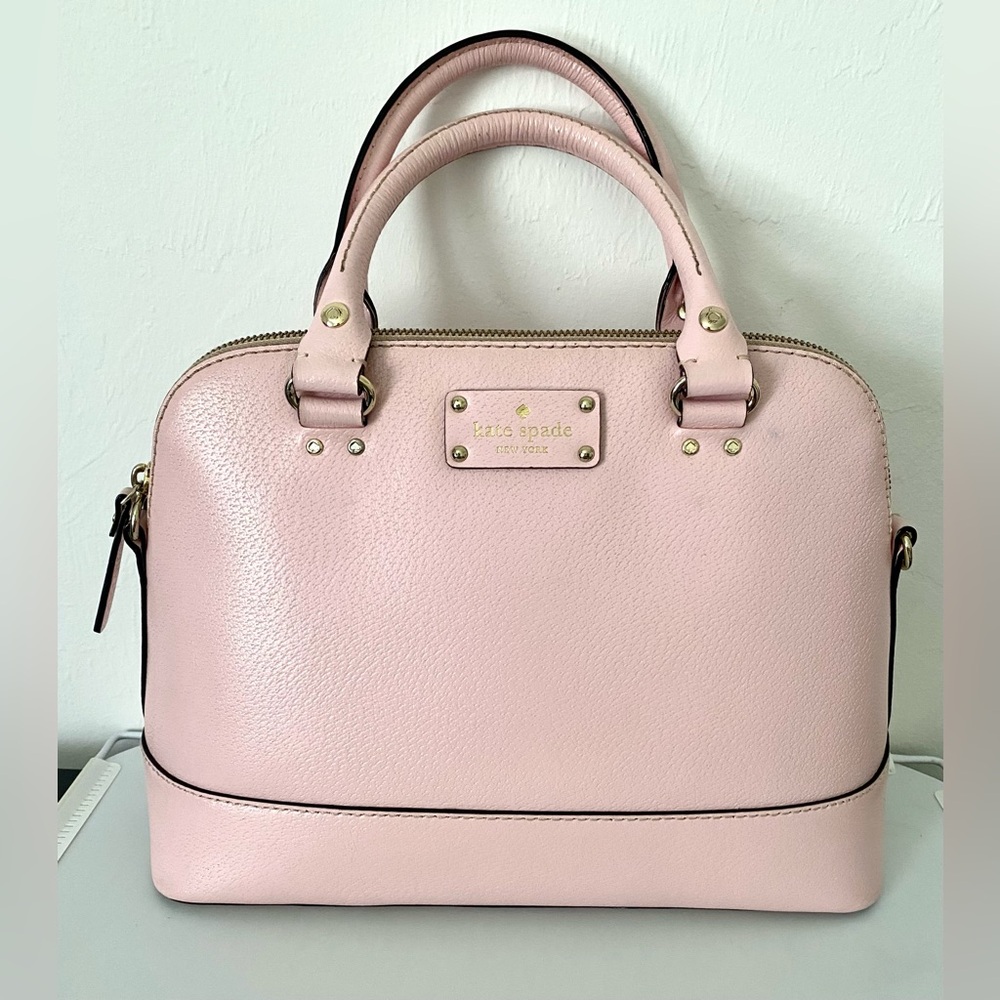 Kate Spade Set New York Grove Street Neda Pink Satchel Bag and Wallet Zip around - Picture 4 of 16